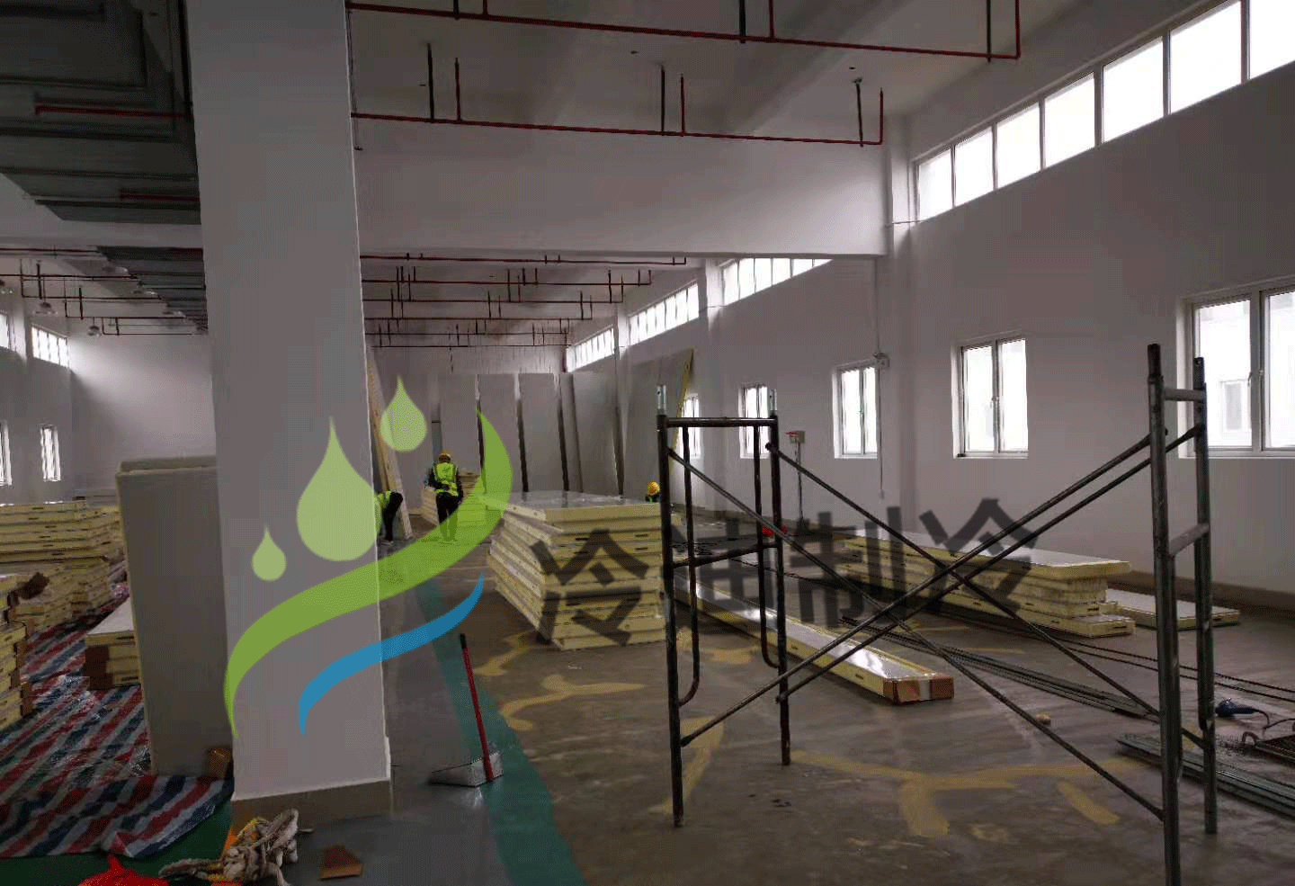 上海國藥集團沃凱生物GSP醫(yī)藥庫安裝項目